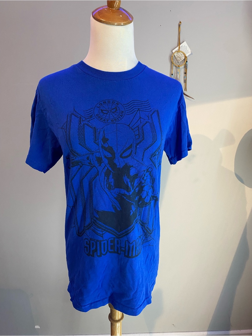 Marvel (Far From Home) Blue Spider-Man Short Sleeve Graphic Tee